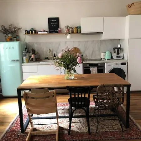 75009 50m2 Metro Poissonniere 3 Pers & Baby Apartment Paris